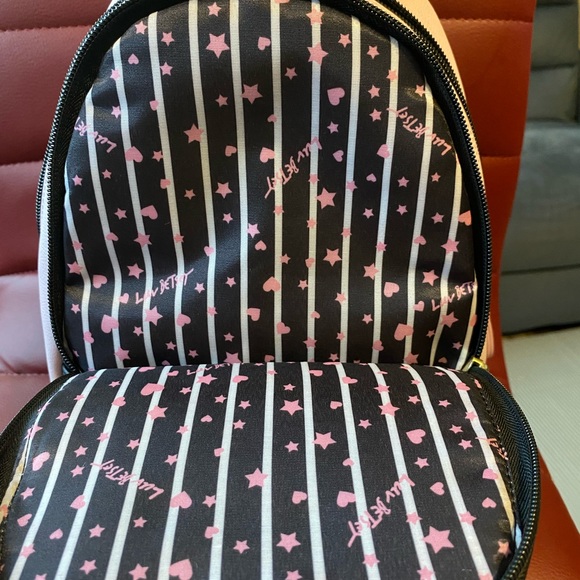 Betsey Johnson Heart Embossed Fashion Backpack - Multi - Picture 4 of 6
